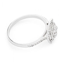 Load image into Gallery viewer, 9ct White Gold 1/2 Carat Diamond Ring With 73 Brilliant Cut Diamonds