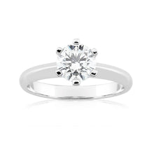 Load image into Gallery viewer, 18ct White Gold Solitaire Ring With 1 Carat Diamond