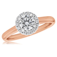 Load image into Gallery viewer, 18ct Yellow Gold 0.60 Carat Diamond Solitaire Ring with 1/2 Carat Certified Centre