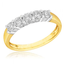Load image into Gallery viewer, 18ct Yellow Gold Diamond Ring