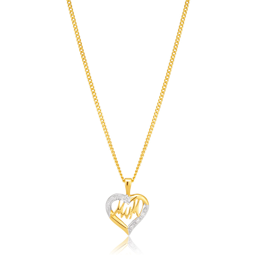 9ct Gold Mum & Daughter Share Pendant - Goldmark AU Catalogue - Salefinder