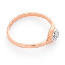 Load image into Gallery viewer, 9ct Rose Gold Ring With 0.05 Carats Of Diamonds