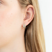 Load image into Gallery viewer, 9ct Yellow Gold Earrings Set With 0.35 Carat Of White Diamonds