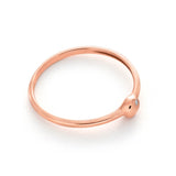 9ct Rose Gold Ring with 1 Diamond