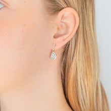 Load image into Gallery viewer, 9ct Yellow Gold 1/2 Carat Diamond Pear Shaped Earrings