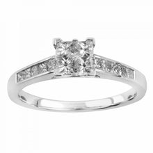 Load image into Gallery viewer, SEAMLESS LOVE 9ct White Gold Bridal Set Ring with 1.00 Carat of Diamonds