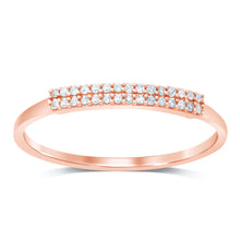 Load image into Gallery viewer, 9ct Rose Gold Eternity Ring with 30 Diamonds