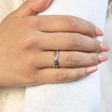 Load image into Gallery viewer, 9ct White Gold Diamond Ring