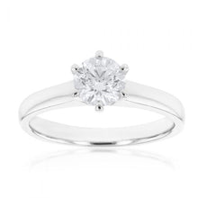 Load image into Gallery viewer, 18ct 1.00 Carat Diamond 6 Claw Solitaire Ring