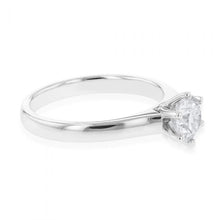 Load image into Gallery viewer, 18ct 1.00 Carat Diamond 6 Claw Solitaire Ring