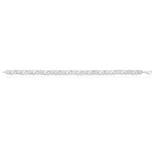 Load image into Gallery viewer, Sterling Silver 18.5cm Diamond Bracelet