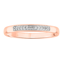 Load image into Gallery viewer, 9ct Rose Gold Diamond Ring with 12 Brilliant Diamonds