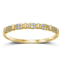 Load image into Gallery viewer, 9ct Yellow Gold Diamond  Ring with 30 Brilliant Diamonds