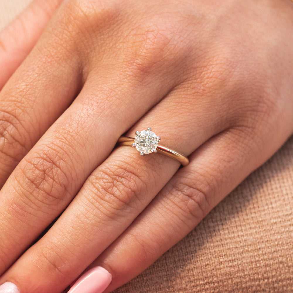 9ct Yellow Gold 1 Carat Australian Diamond Solitaire Ring Grahams Jewellers