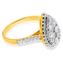 Load image into Gallery viewer, 9ct Yellow Gold 2 Carat Luminesce Laboratory Grown Diamond Ring