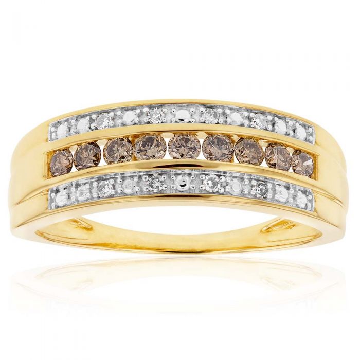 Australian Diamond 9ct Yellow Gold 3 8 Carat Diamond Ring
