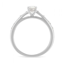 Load image into Gallery viewer, 0.60ct Diamond Solitaire Ring in 9ct White Gold
