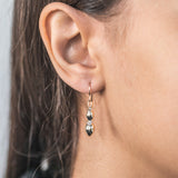 9ct Yellow Gold Diamond Earrings