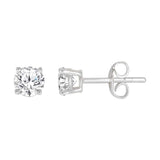 9ct White Gold 1/2 Carat Diamond Stud Earrings