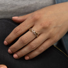 Load image into Gallery viewer, 9ct Yellow Gold Diamond Ring