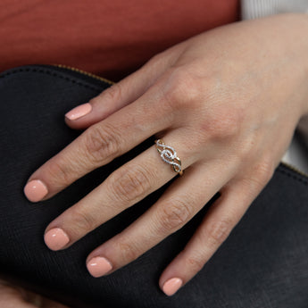 9ct Yellow Gold Diamond Ring