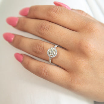 18ct Yellow Gold Carat Diamond Ring With Carat Australian Diamond