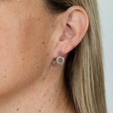 10ct White Gold 1/2 Carat Diamond Drop Earrings