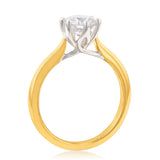 18ct Yellow Gold 1 Carat Diamond Solitaire Ring