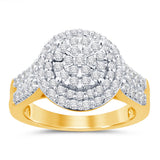 9ct Yellow Gold 1 Carat Diamond Ring