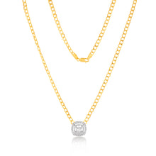 Load image into Gallery viewer, 14ct Yellow Gold 1/2 Carat Diamond On 45cm Chain