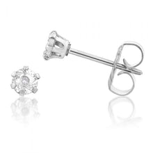 Load image into Gallery viewer, Gift Boxed Hypoallergenic 3mm Diamond Studs