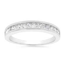 Load image into Gallery viewer, 10ct White Gold 1/2 Carat Diamond Ring