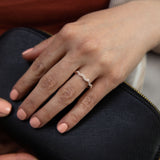 10ct Rose Gold 1/5 Carat Diamond Ring