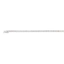 Load image into Gallery viewer, 18ct White Gold 2 Carat Diamond 18.5cm Tennis Bracelet