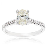 18ct 1.10 Carat Diamond with 1.00 Carat CERTIFIED Diamond Solitaire Ring