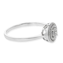 Load image into Gallery viewer, Sterling Silver With Diamond Round Shape Ring