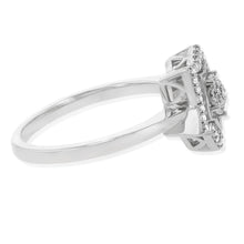 Load image into Gallery viewer, Sterling Silver With Diamond Star Shape Ring