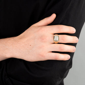 10ct Yellow Gold 1/2 Carat Diamond Ring