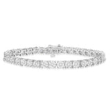 Sterling Silver 1/2 Carat Diamond Bracelet Length 17cm