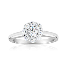 Load image into Gallery viewer, Flawless Cut 18ct White Gold Ring With 0.8 Carats Of Diamonds