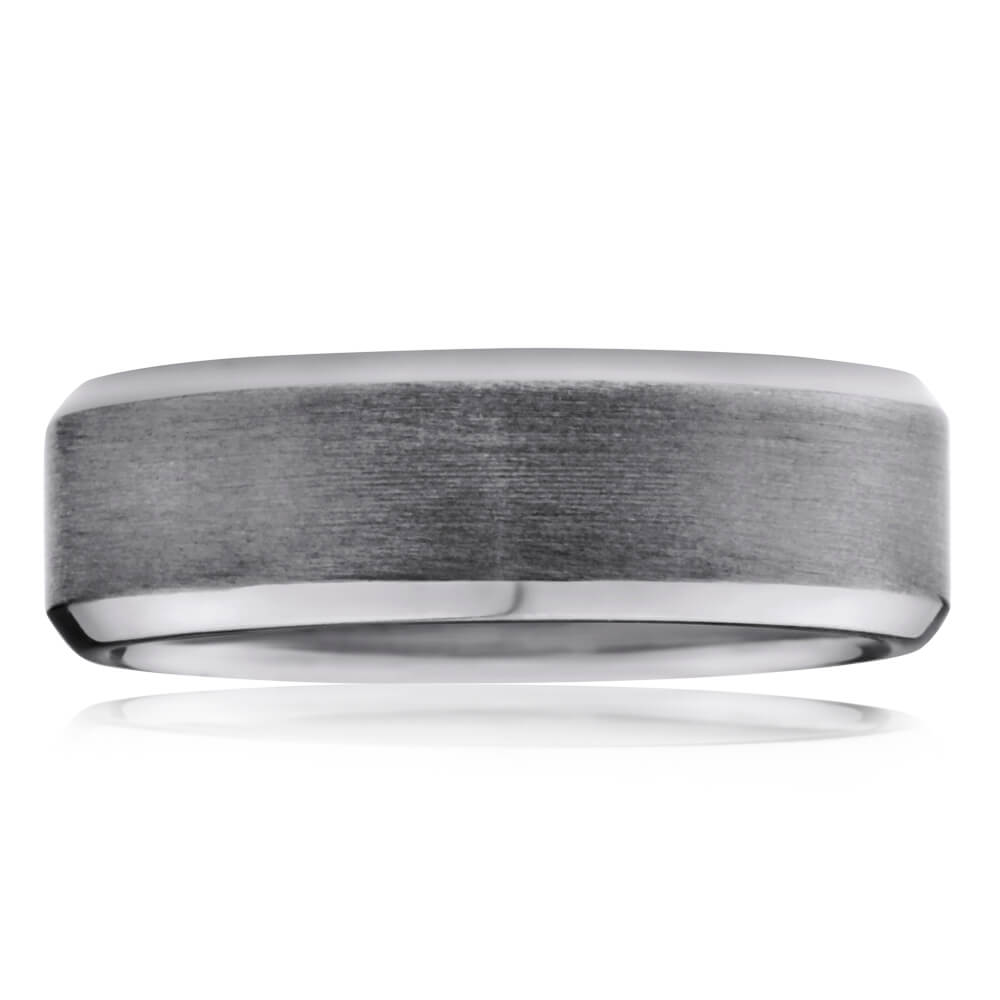 Flawless Cut Titanium 7mm Ring