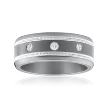 Load image into Gallery viewer, Flawless Cut Titanium Brilliant Cut Diamond Ring (TW=15-19pt)