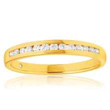 Load image into Gallery viewer, 1/5 Carat Flawless Cut 18ct Yellow Gold Diamond Ring