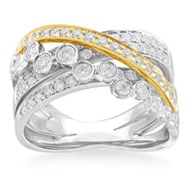 Load image into Gallery viewer, Flawless Cut 1 Carat 9ct White &amp; Yellow Gold