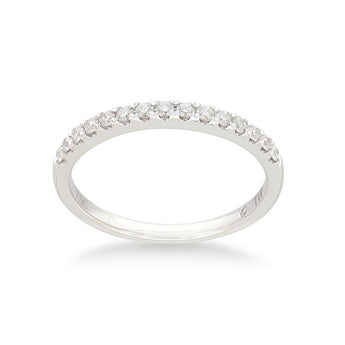 1/5 Carat Flawless Eternity Ring in 18ct White Gold