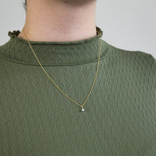 Load image into Gallery viewer, Flawless 9ct Yellow Gold Solitaire Pendant on a 45cm chain (15 Points)