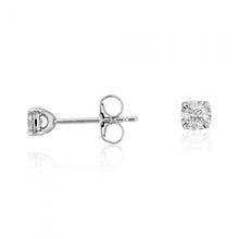 Load image into Gallery viewer, Flawless Cut 18ct White Gold Diamond Stud Earrings