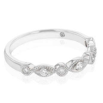 Flawless Cut Diamond Dress Ring in 9ct White Gold