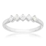 Flawless Cut 1/4 Carat Diamond Dress Ring in 9ct White Gold
