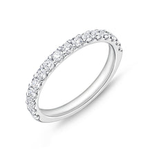 Load image into Gallery viewer, Memoire 18ct White Gold 1/2 Carat Diamond Odessa Eternity Ring